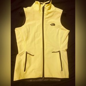 Vest, yellow North Face